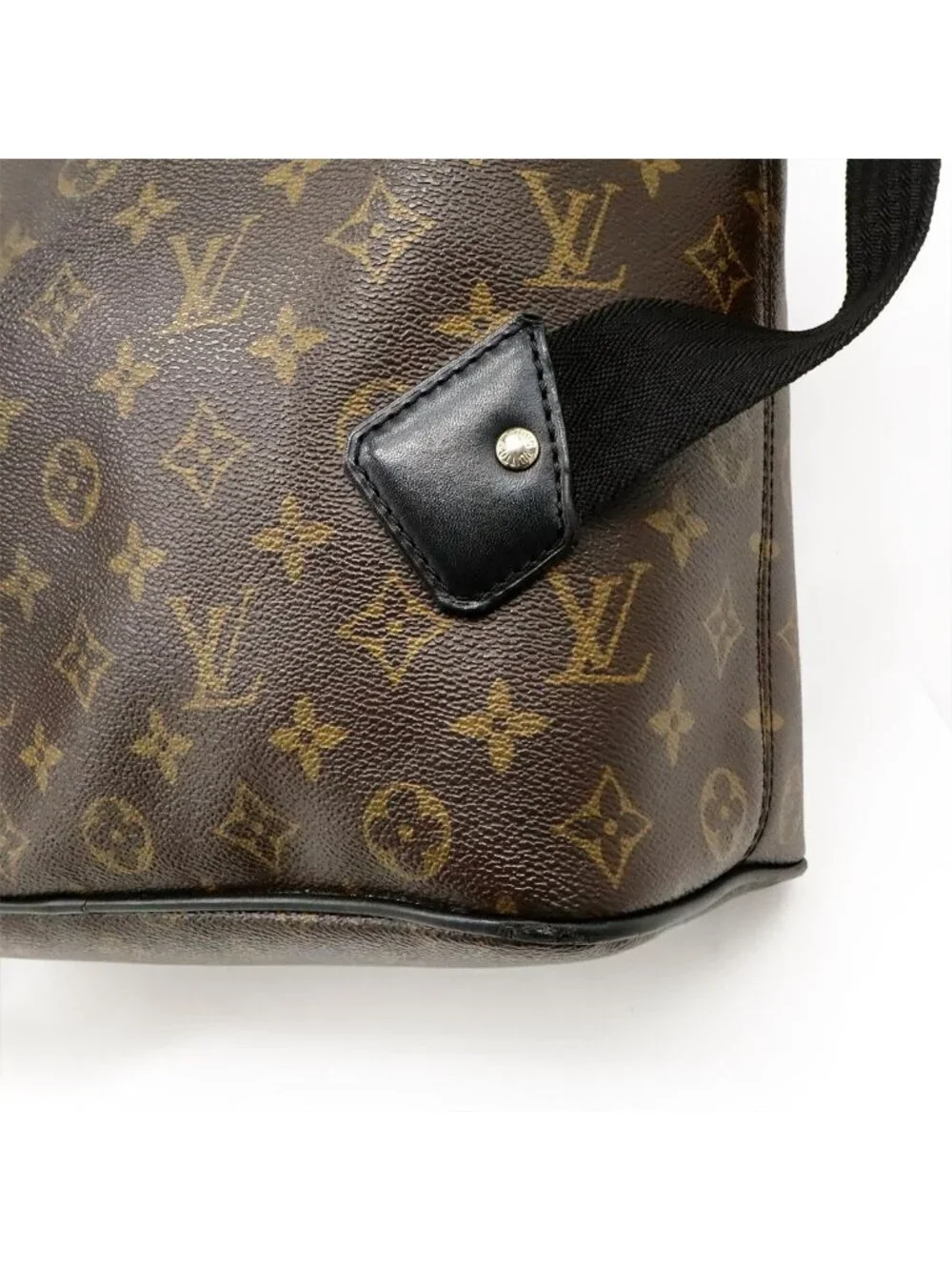 Louis Vuitton Monogram Macassar Parc Backpack Shoulder Bag